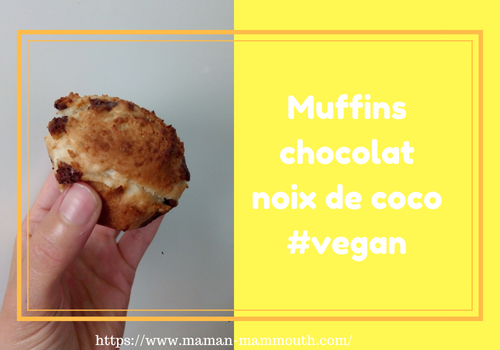 Muffins chocolat noix de coco vegan