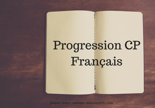 IEF : progression CP français