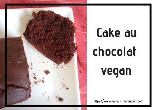 Cake au chocolat vegan